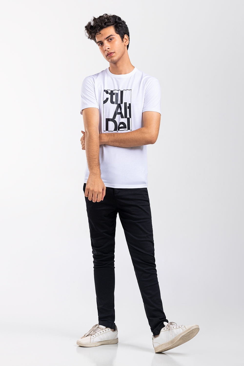White Graphic Tee JGP-URB-D260-01