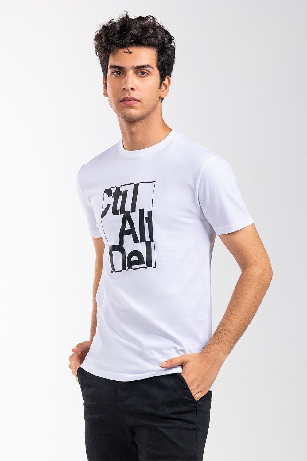 White Graphic Tee JGP-URB-D260-01