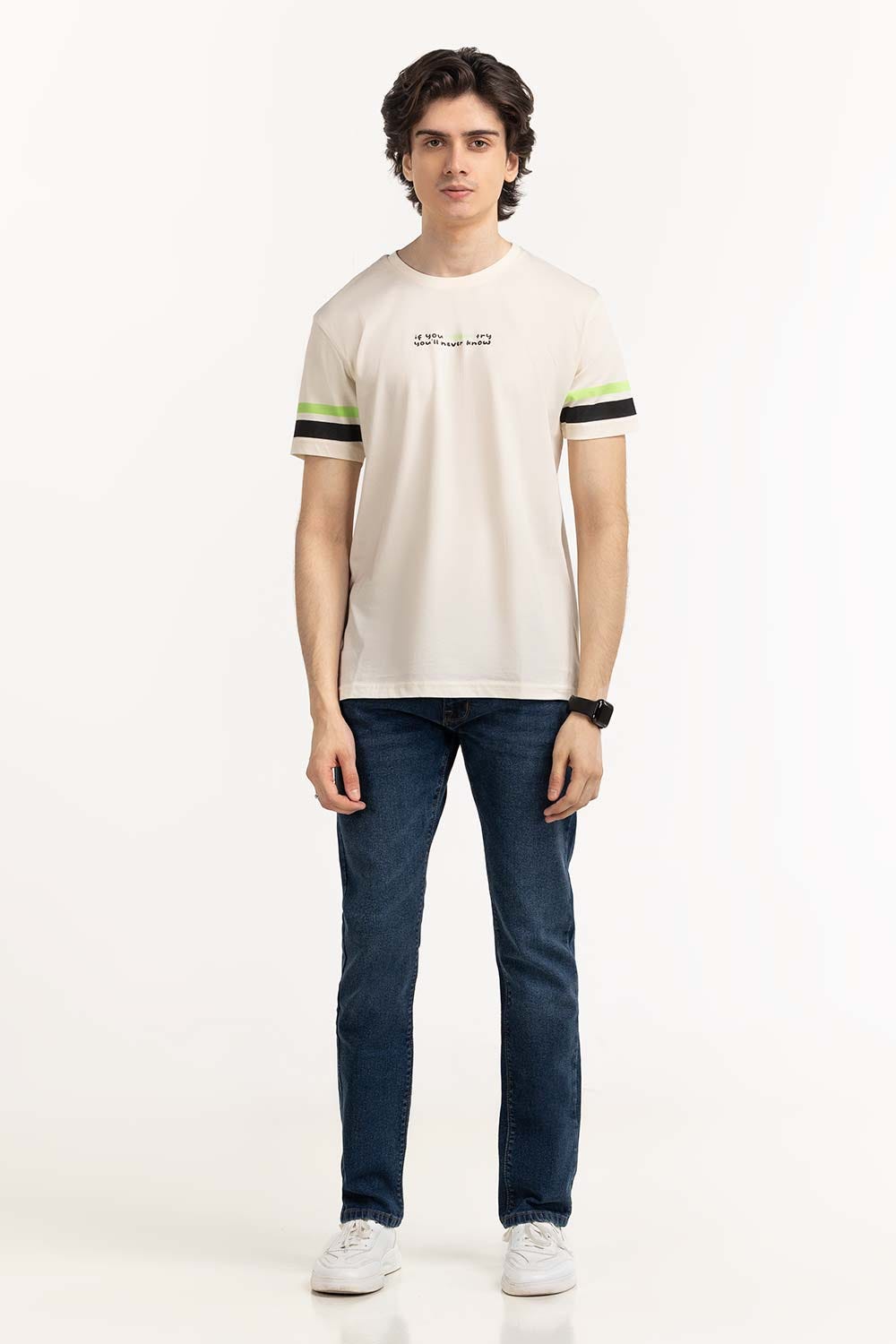 White Graphic Tee TS-CNSJ23-100