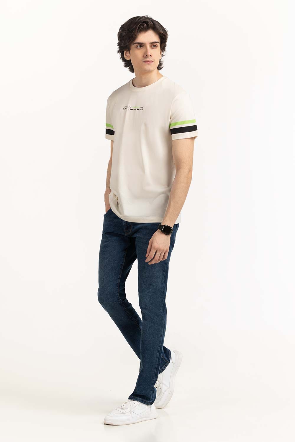 White Graphic Tee TS-CNSJ23-100