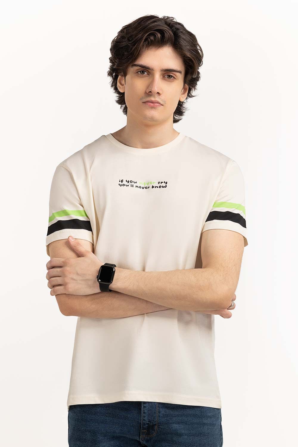 White Graphic Tee TS-CNSJ23-100