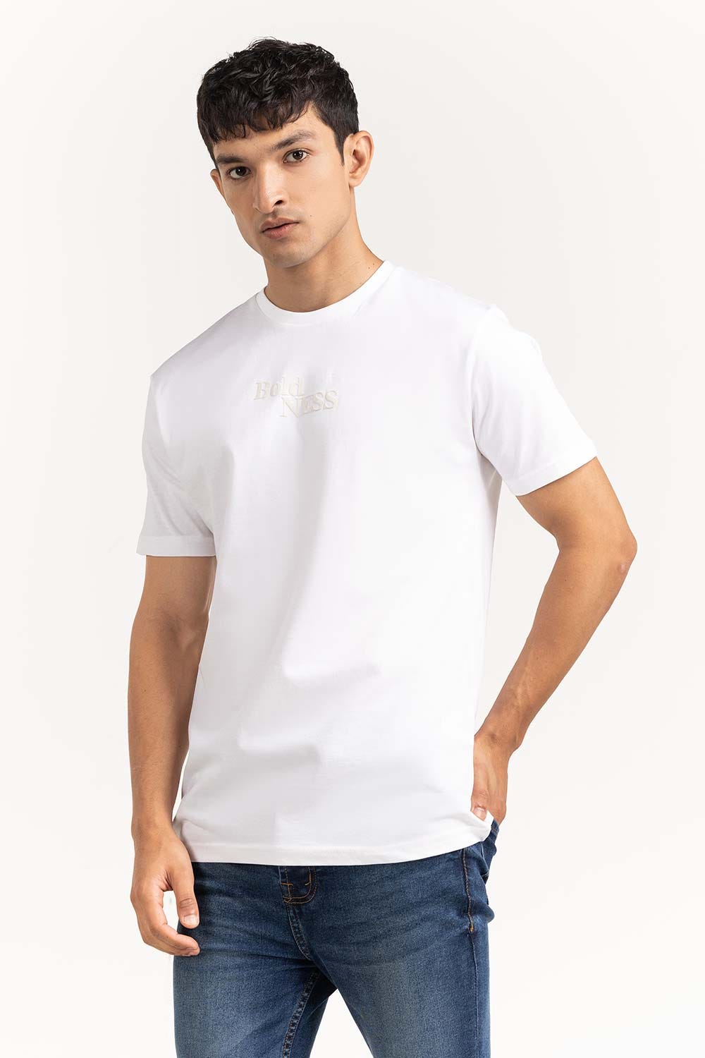 White Graphic Tees TS-CNSJ23-096