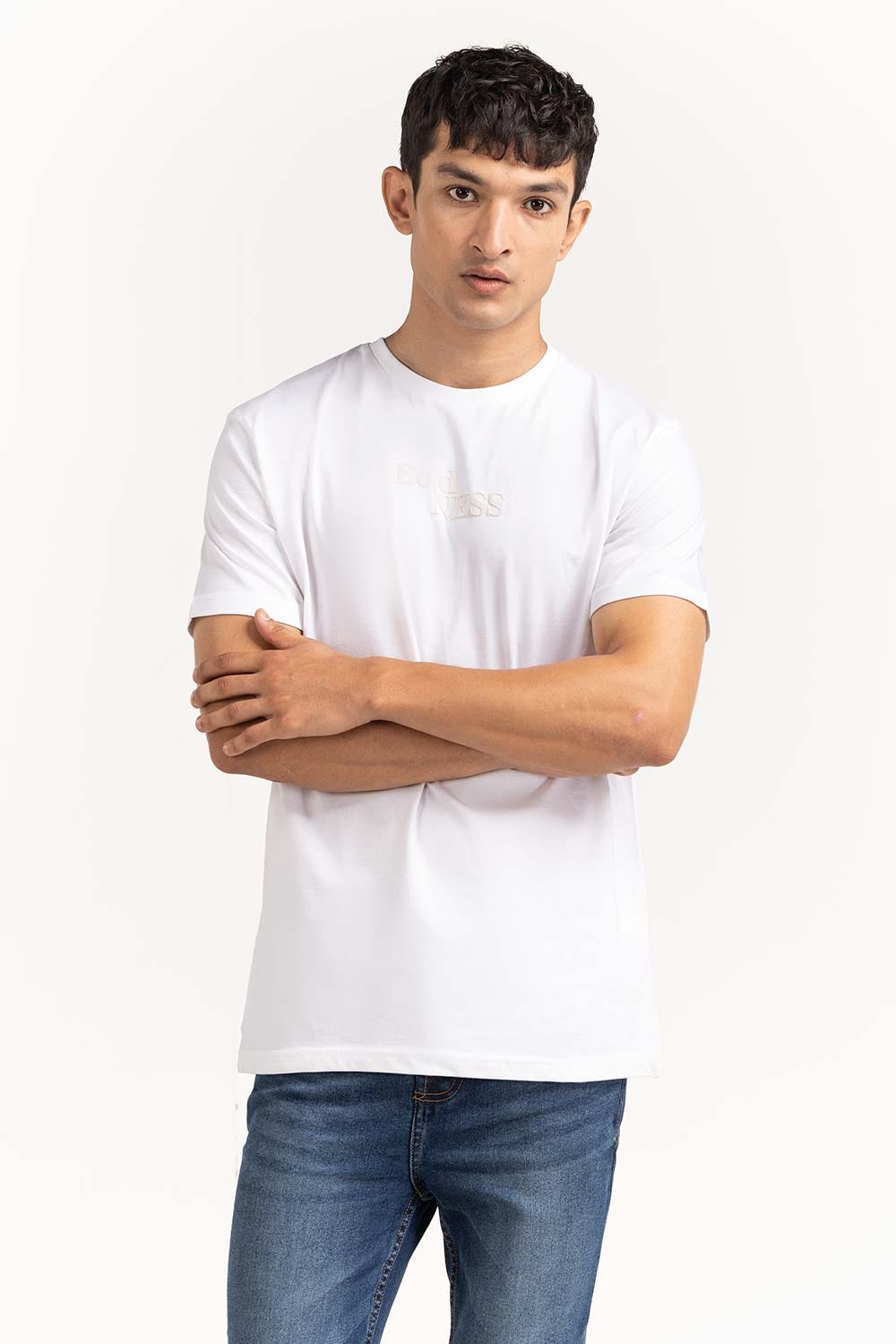 White Graphic Tees TS-CNSJ23-096