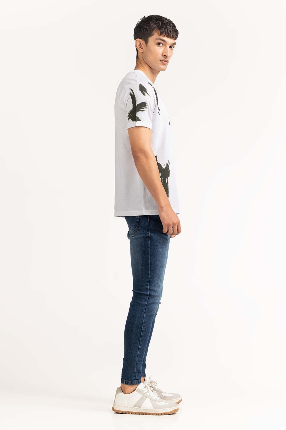 White Graphic Tees TS-CNSJ23-113