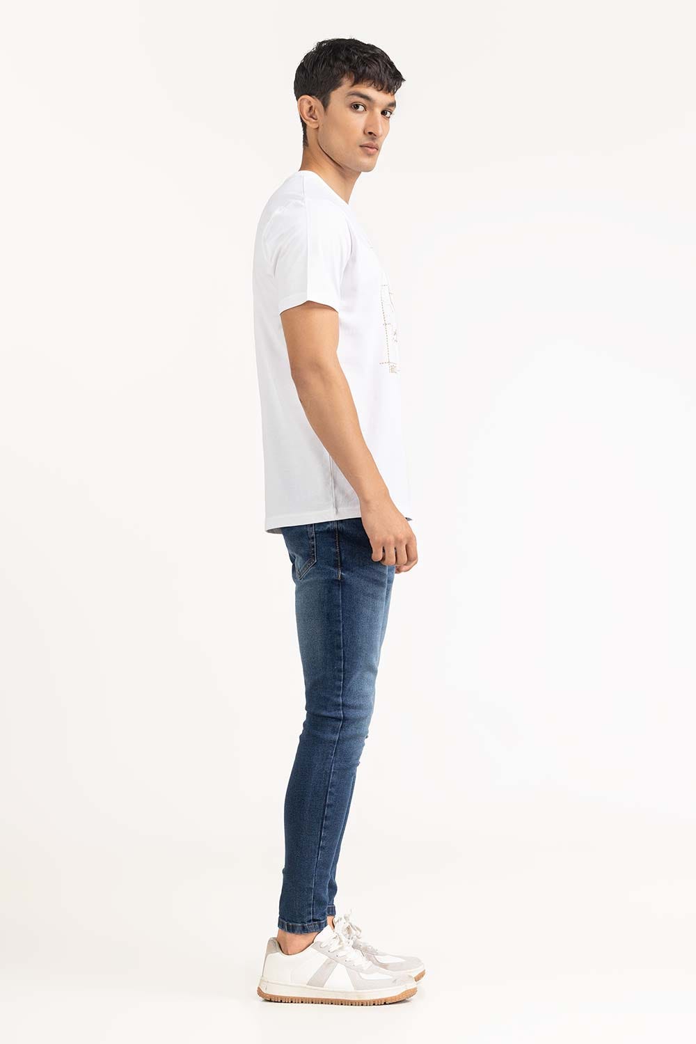 White Grey Graphic Tees TS-CNSJ23-103