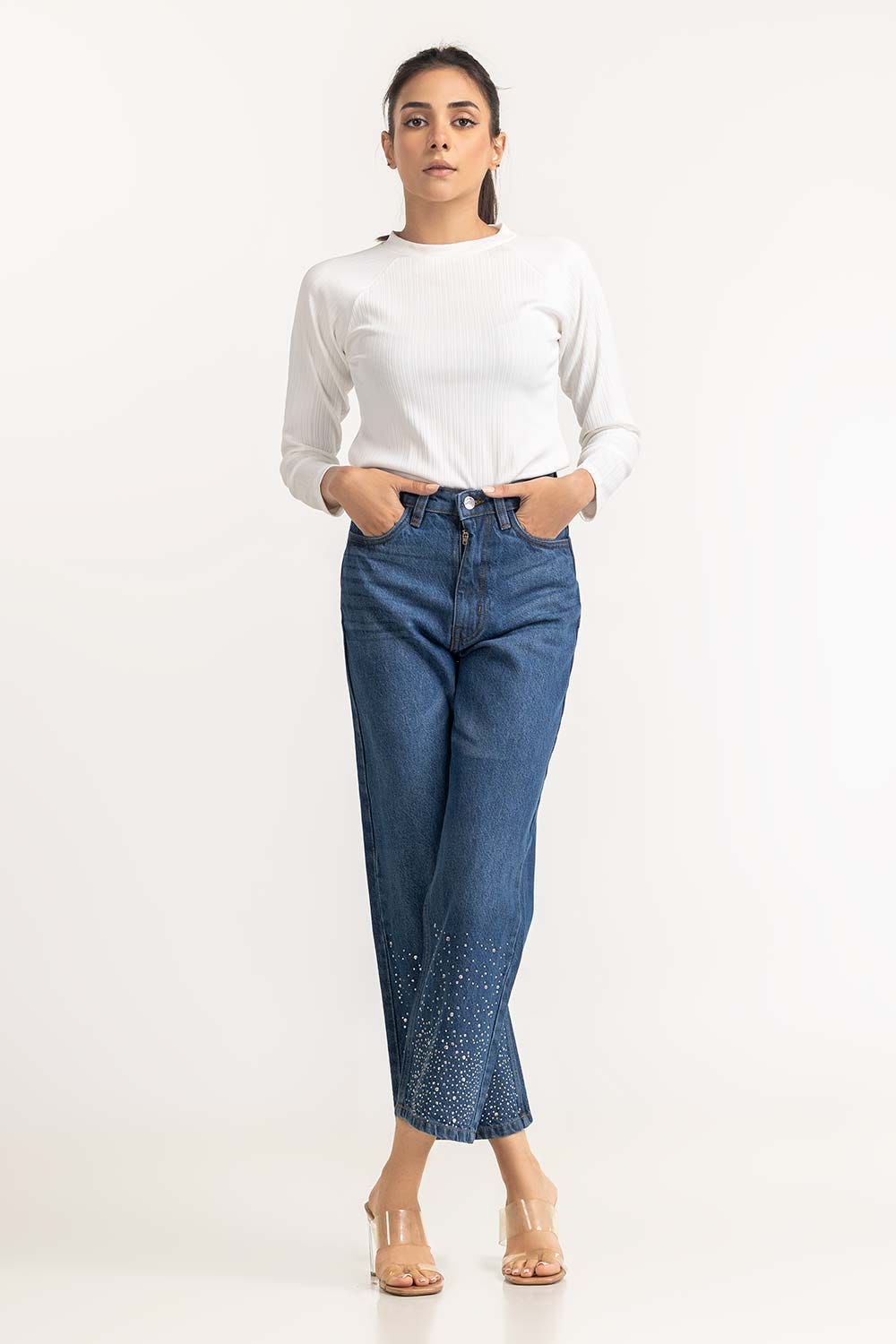 White Knit Top 231-213-202
