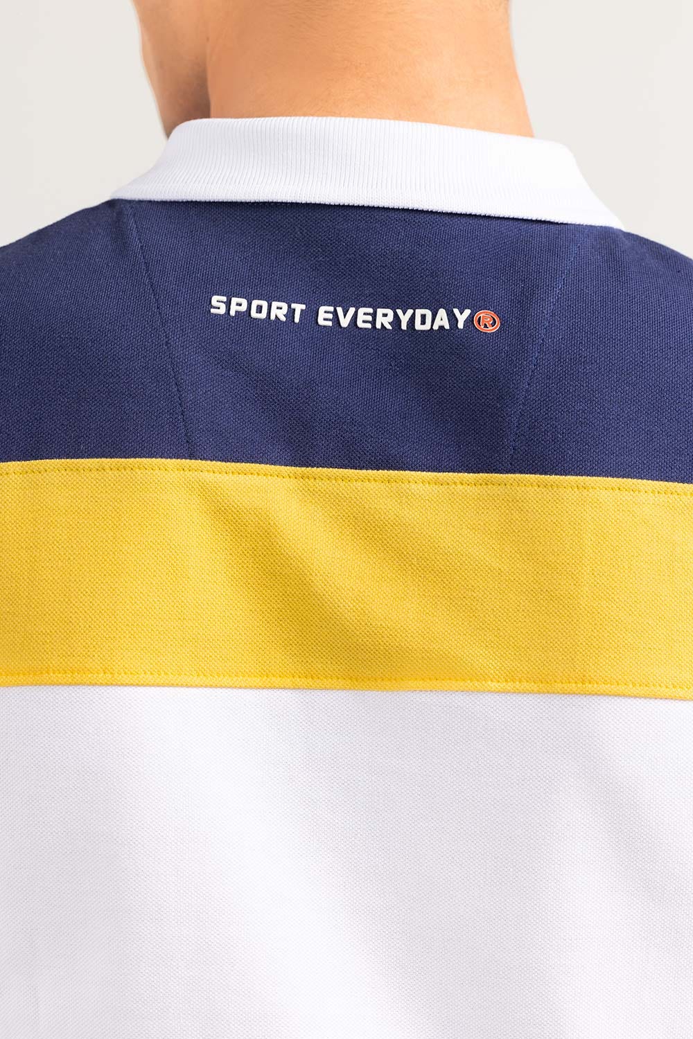 Navy White Sport Polo PKP-SP-112