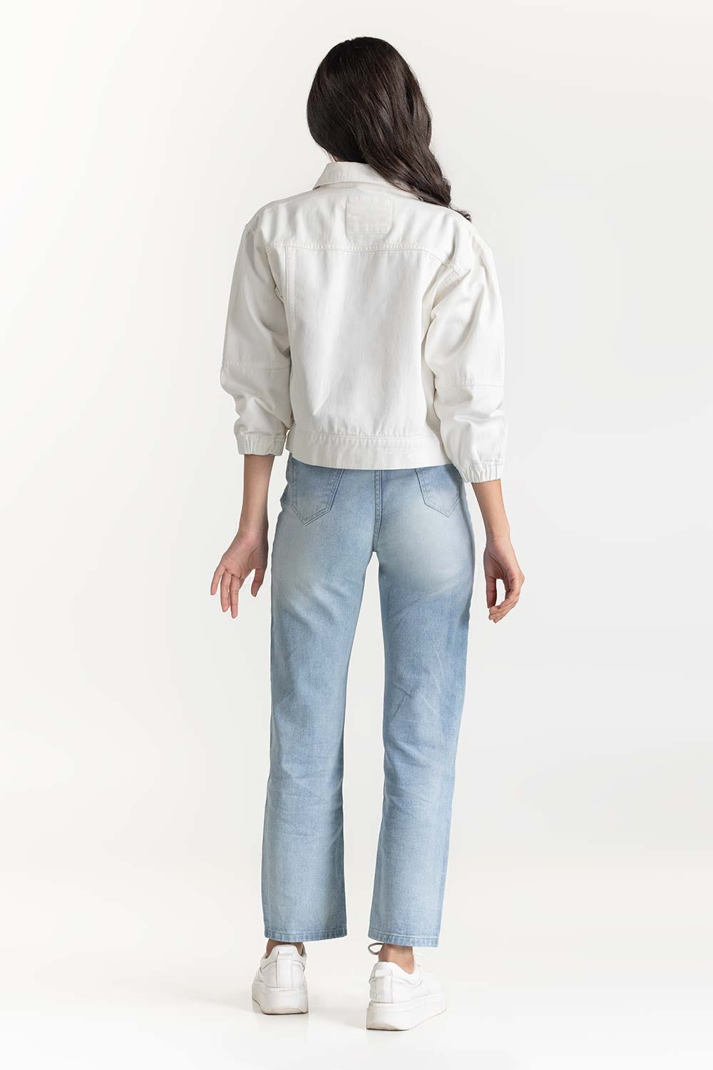White Non Denim Jacket 224-210-047