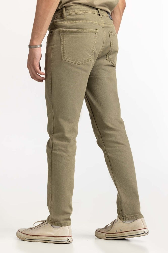 White Pepper Basic Trouser MN-JNS- DN23-017 B