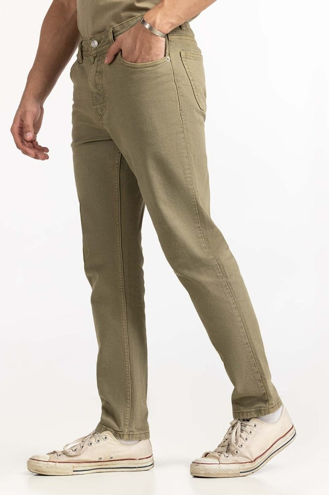 White Pepper Basic Trouser MN-JNS- DN23-017 B