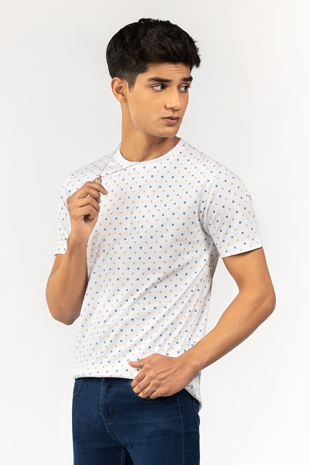 White Printed T-Shirt JCN-PRINT-07-02