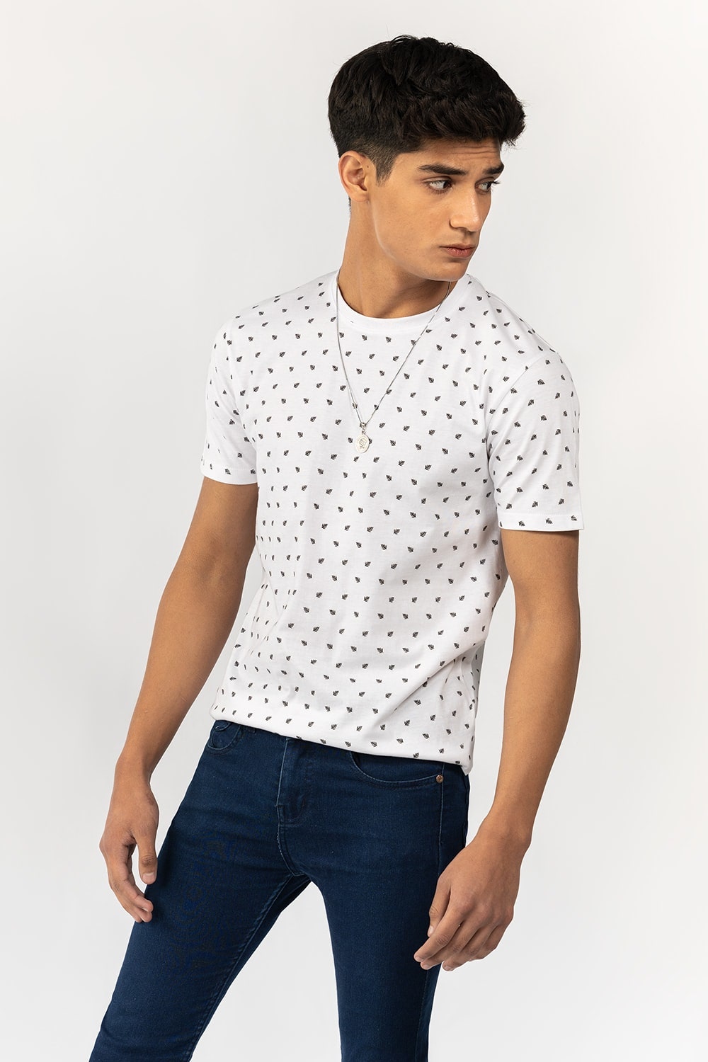 White Printed T-Shirt JCN-PRINT-08-01