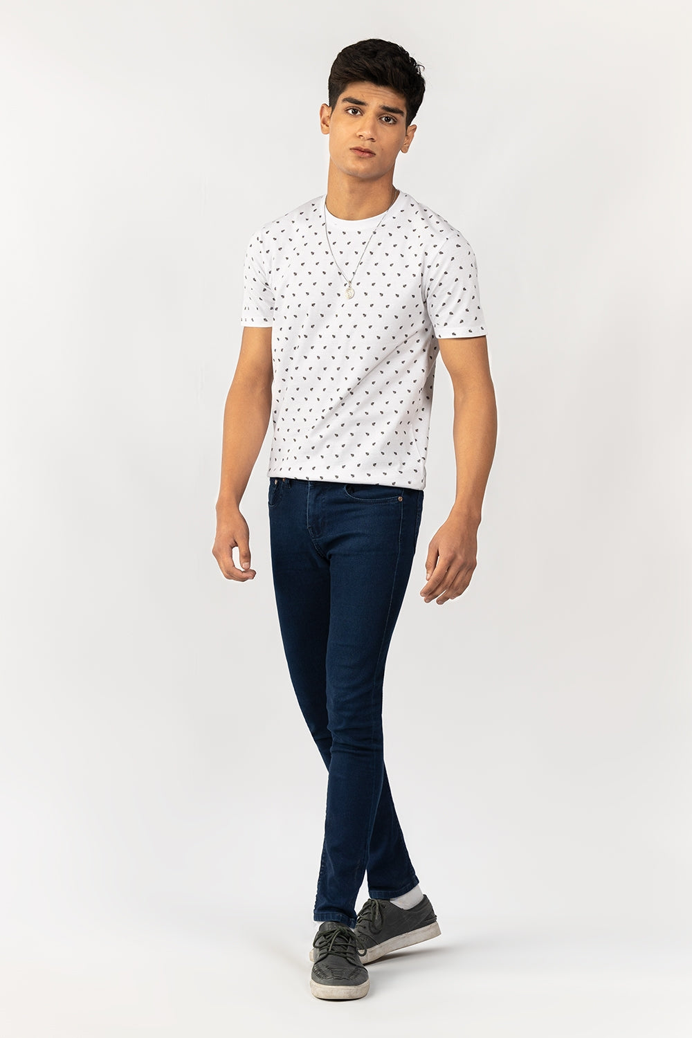 White Printed T-Shirt JCN-PRINT-08-01