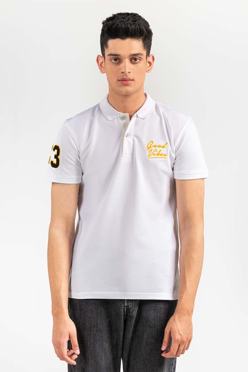 White Sport Polo PKP-SP-114