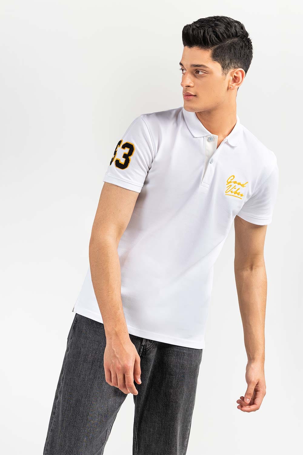 White Sport Polo PKP-SP-114