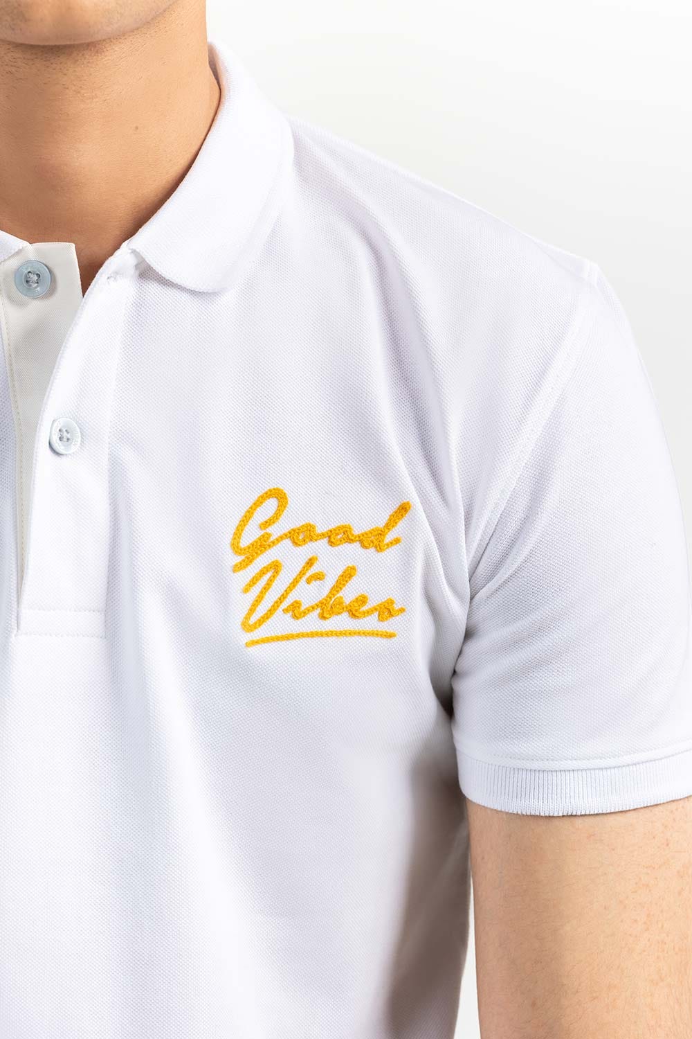 White Sport Polo PKP-SP-114