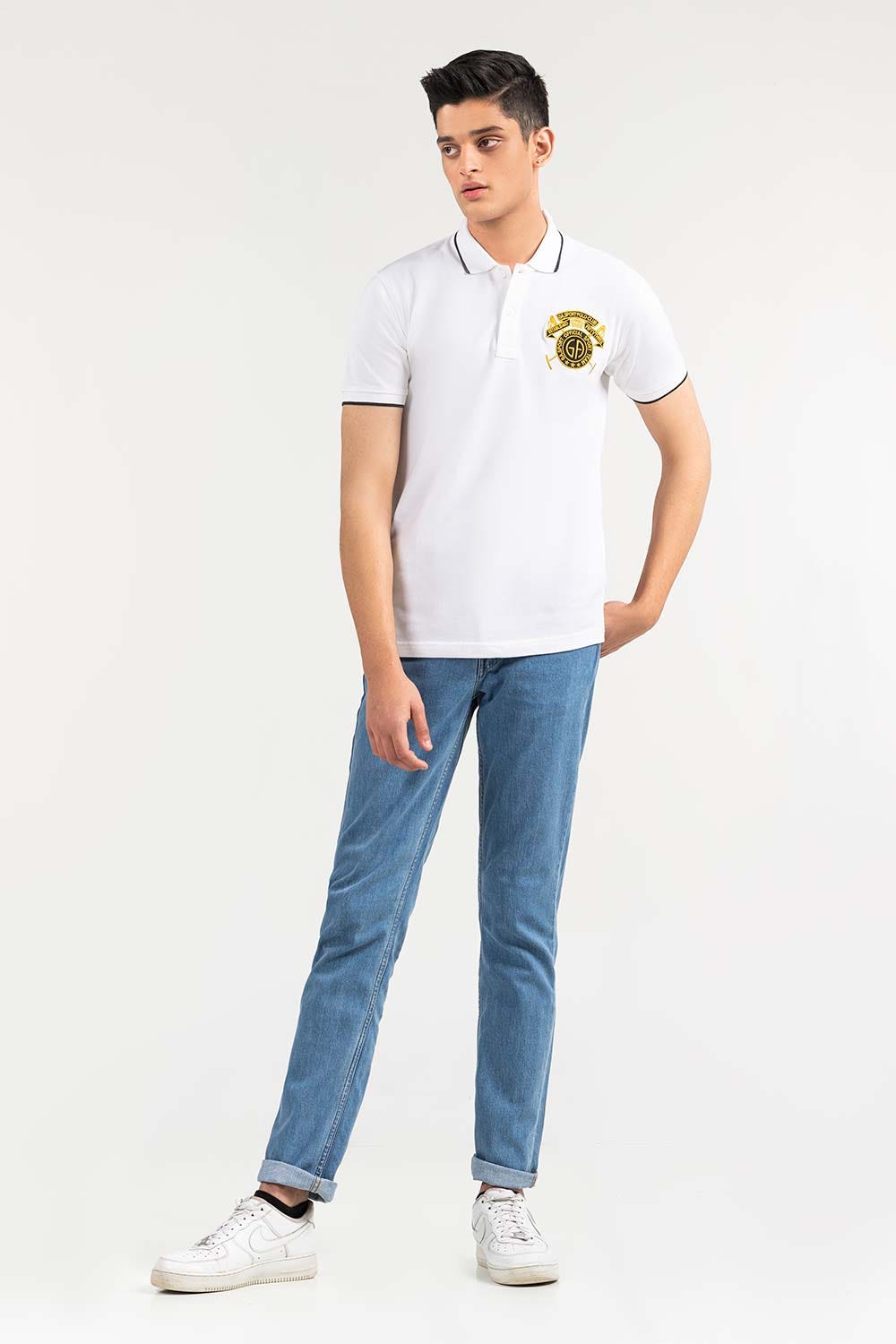 White Sport Polo PKP-SP-121