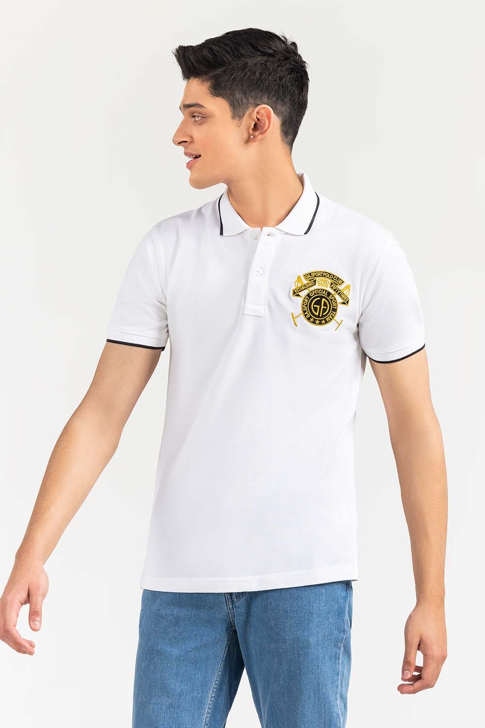 White Sport Polo PKP-SP-121