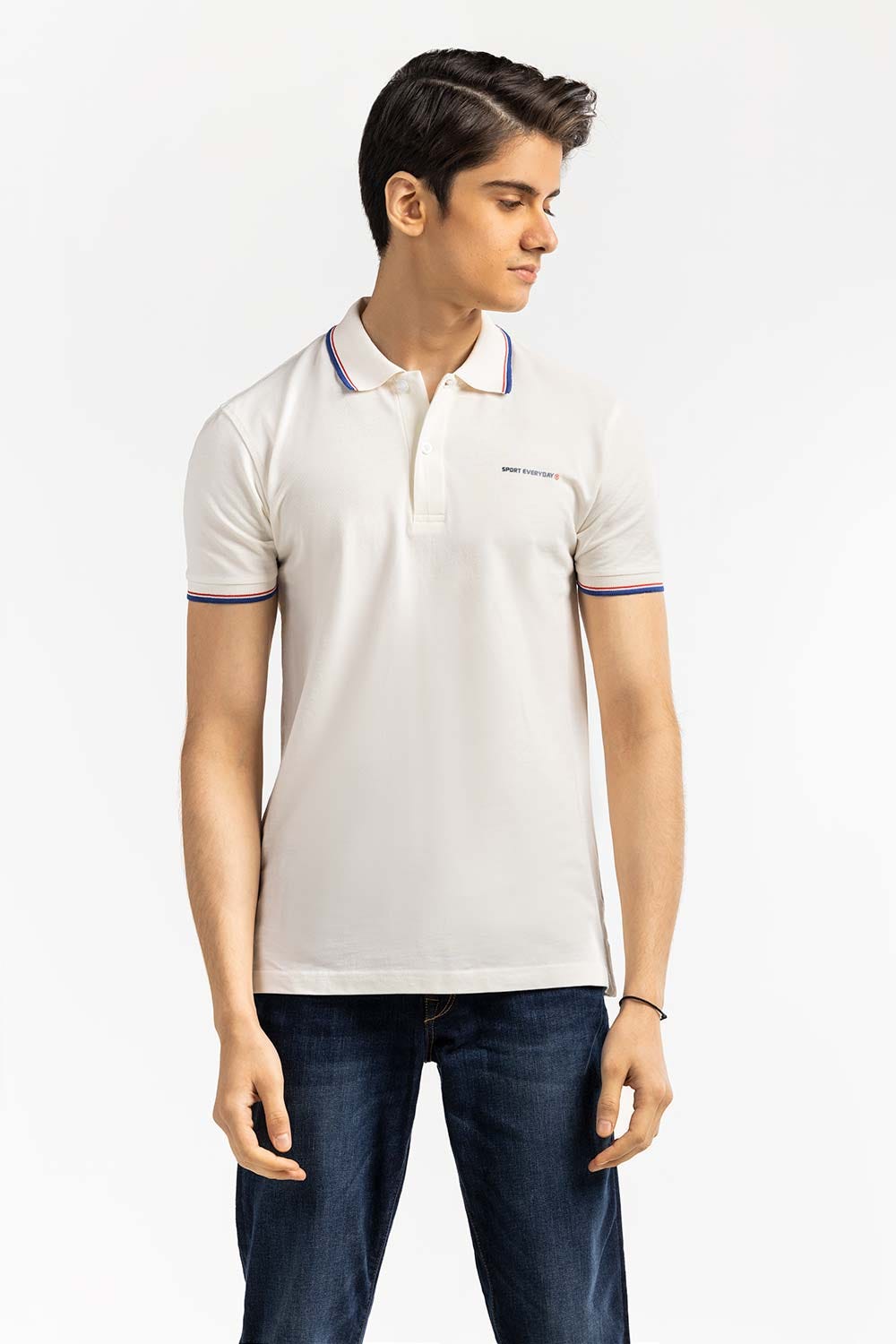 White Sports Polo PKP-SP-102