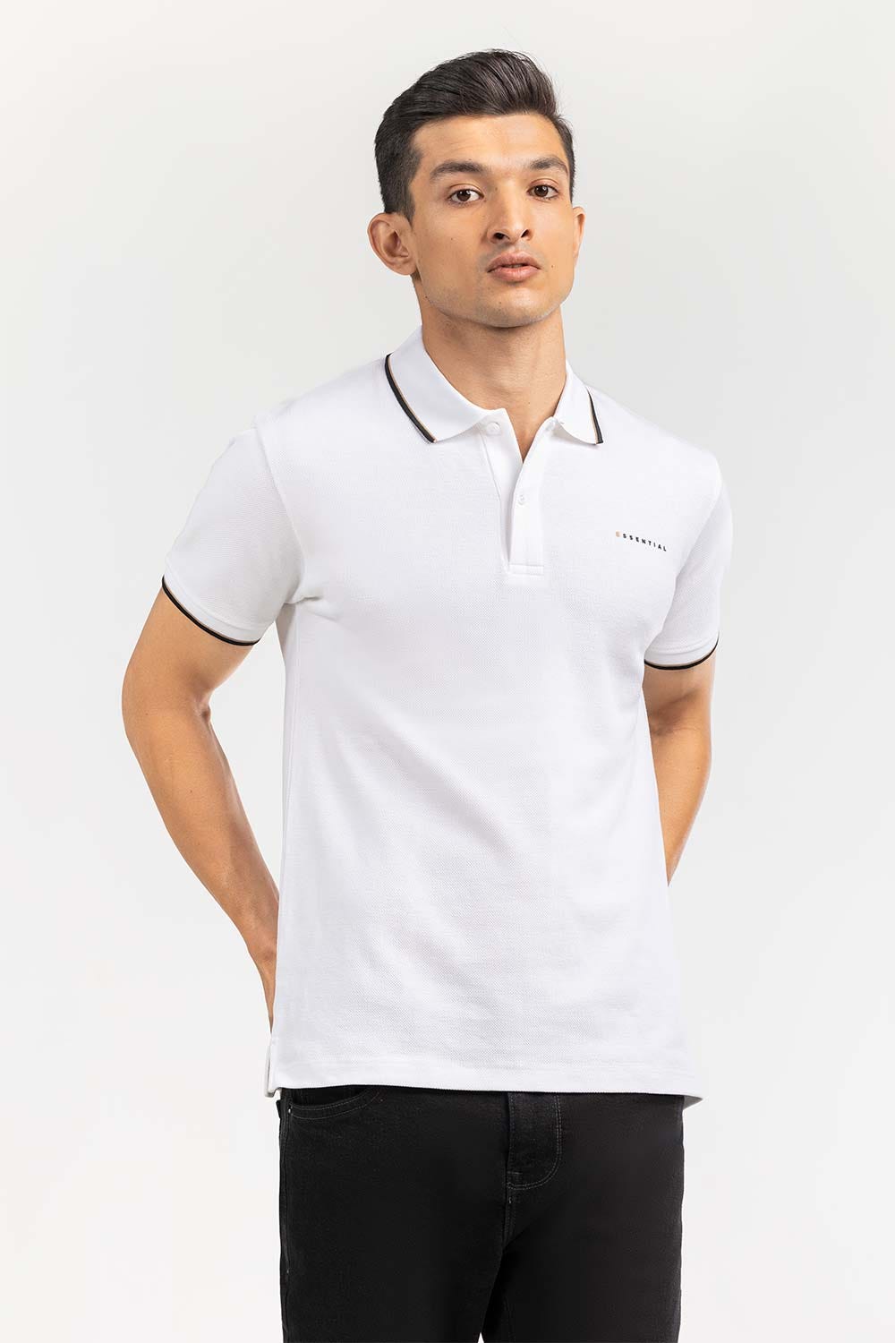 White Sports Polo PKP-SP-109