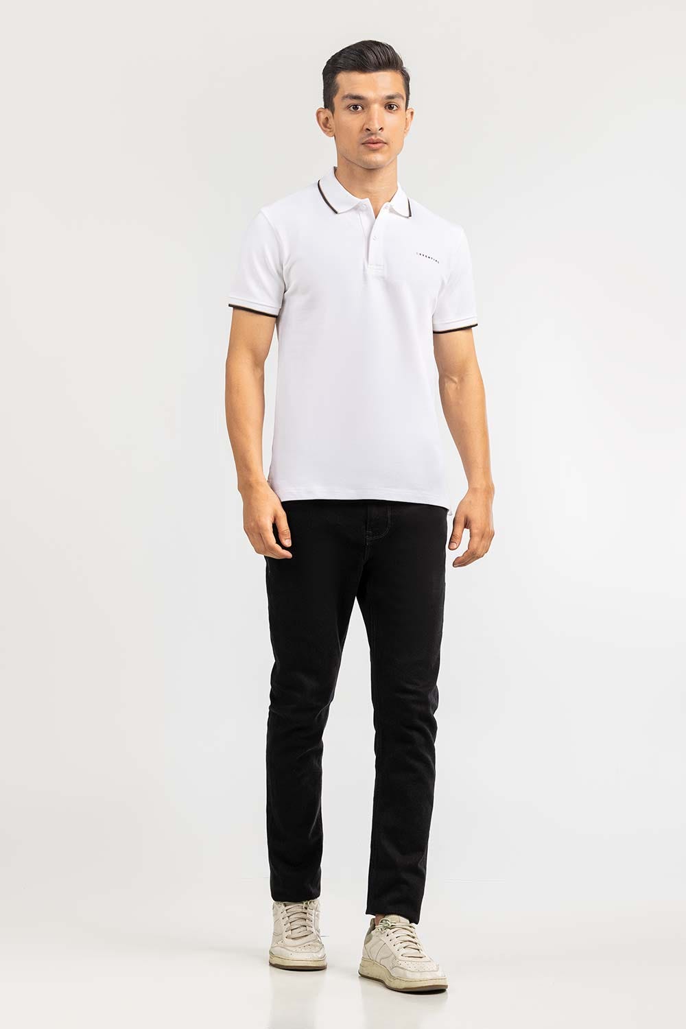 White Sports Polo PKP-SP-109