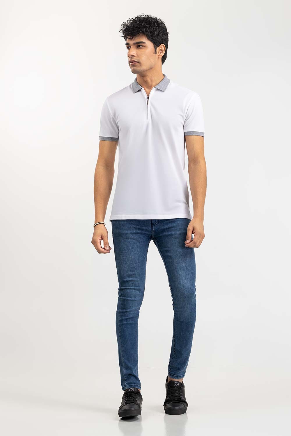White Sports Polo PKP-SP-137