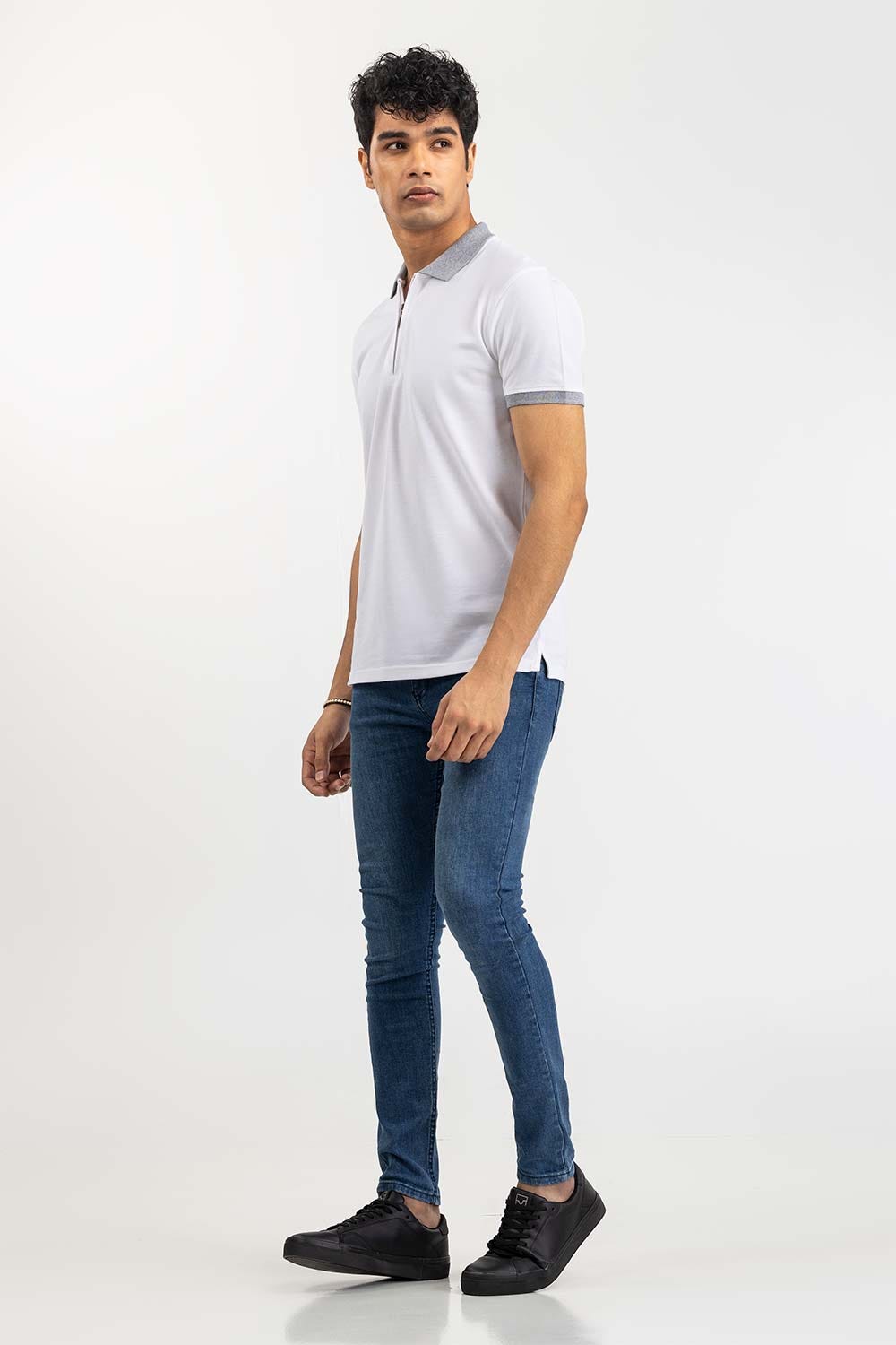 White Sports Polo PKP-SP-137