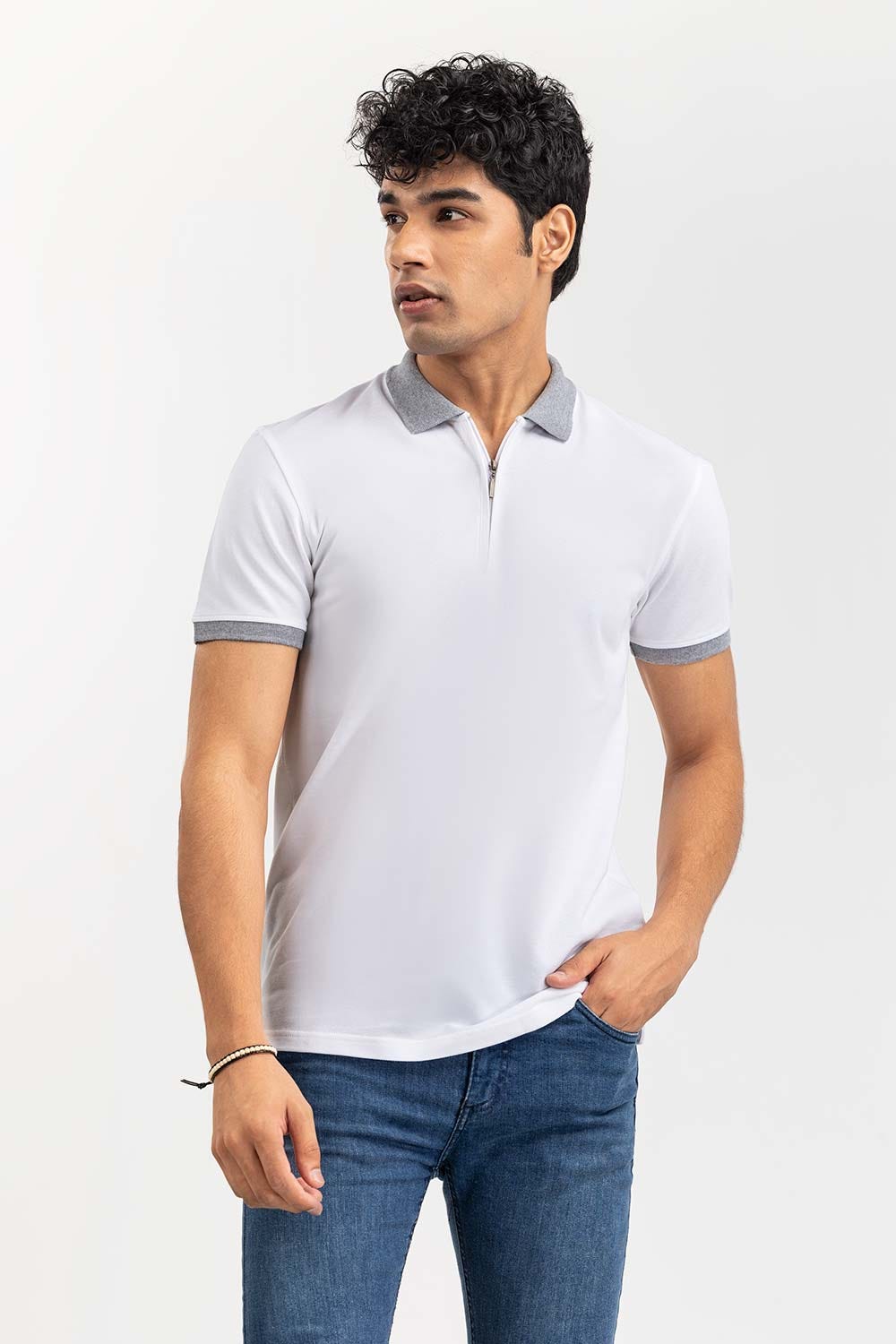 White Sports Polo PKP-SP-137