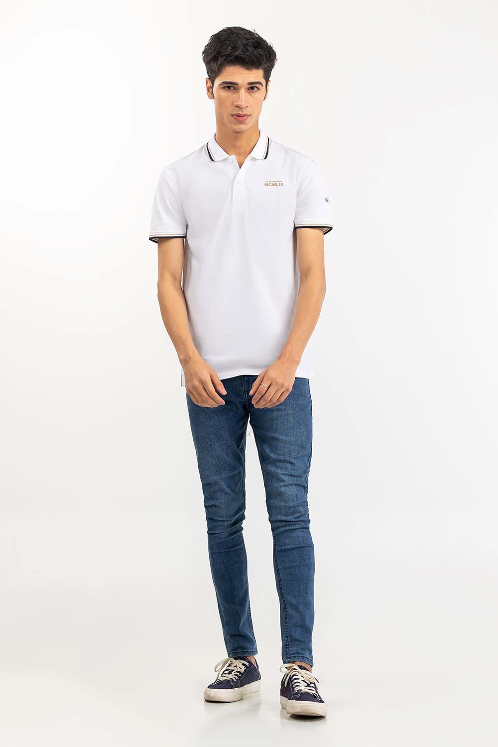 White Sports Polo SJP-SP-13