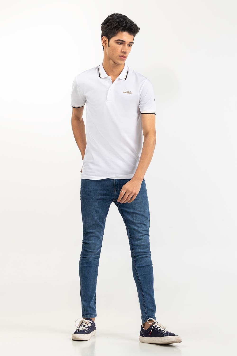 White Sports Polo SJP-SP-13