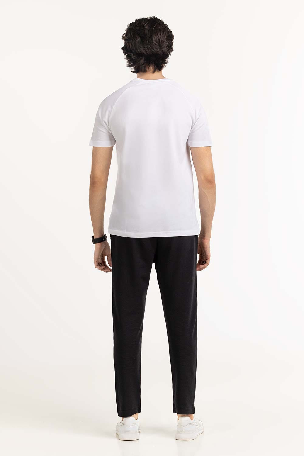 White Sports Tee TS-CNPK23-258