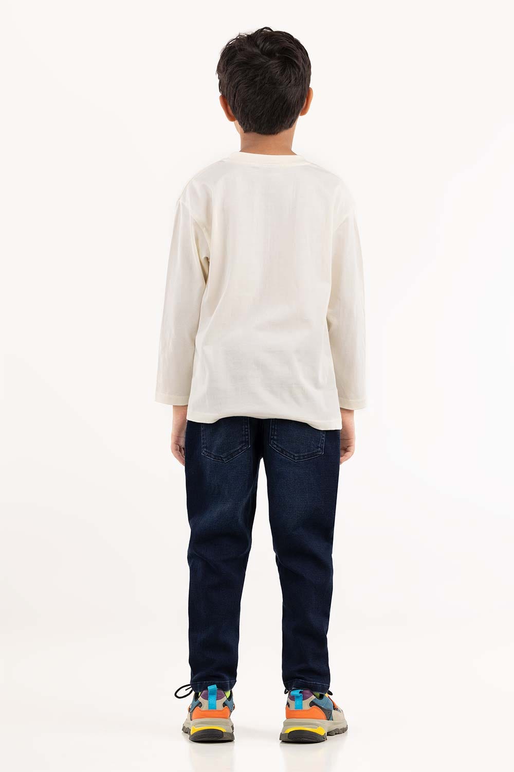 Toddler Boy White T-Shirt 224-513-026