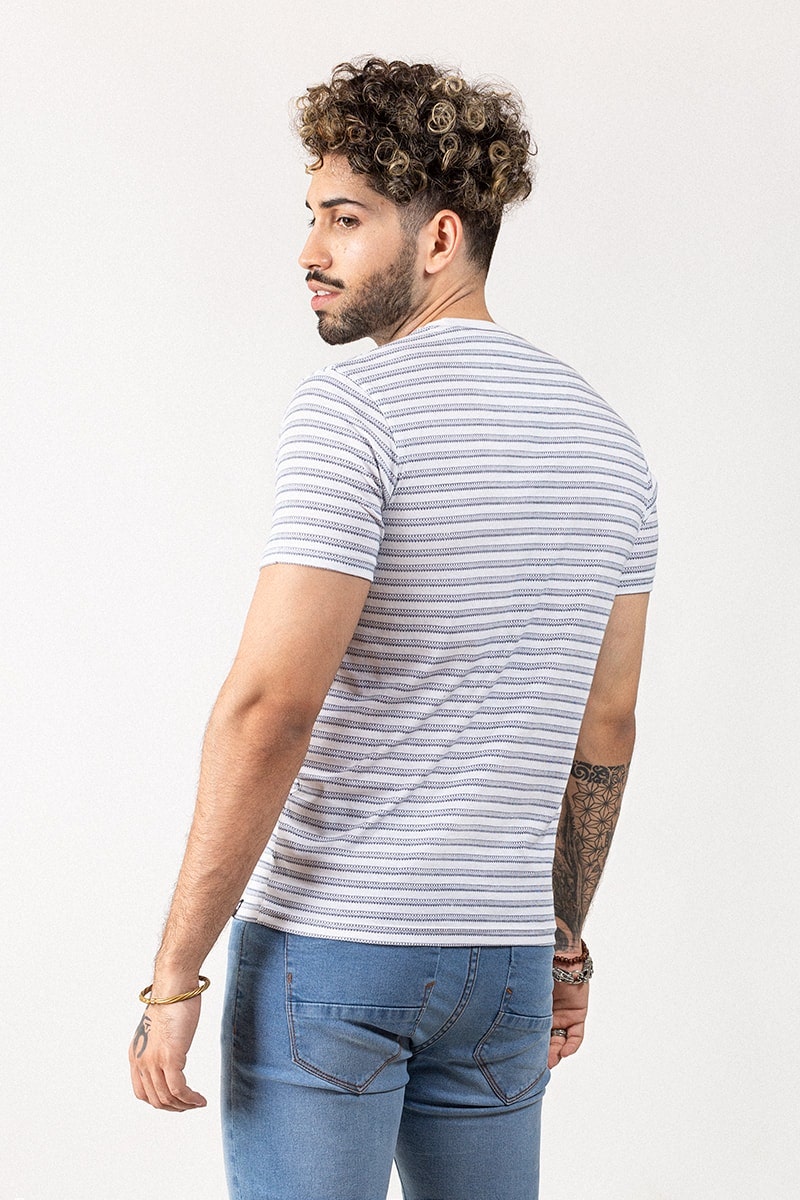 White Printed Tee JCN-PRINT-03-01