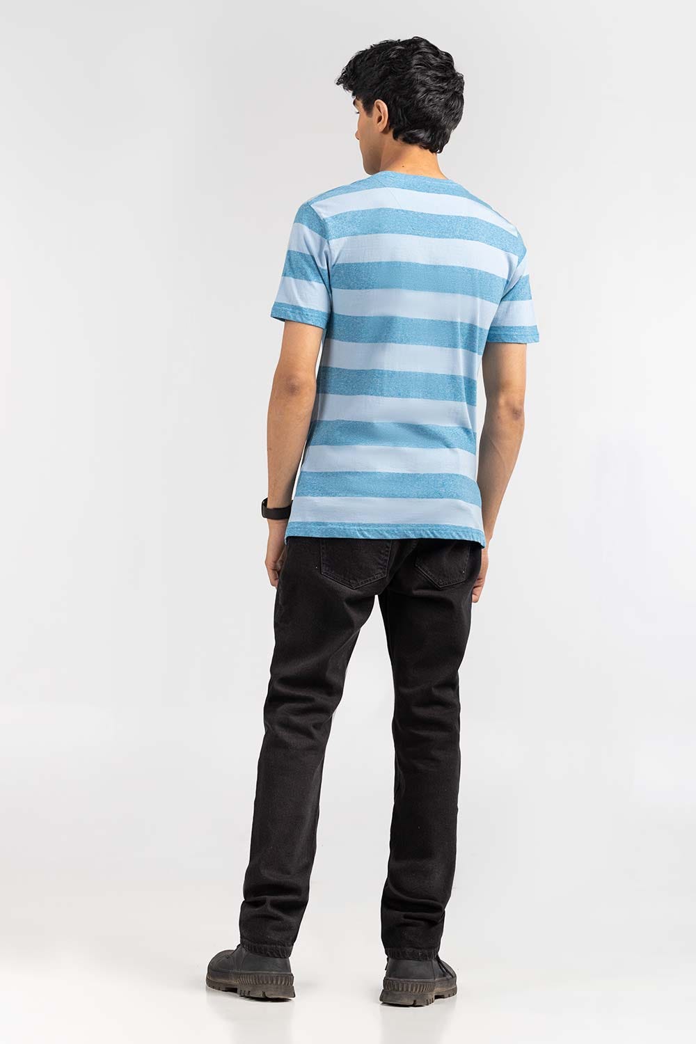 Teal Blue Fashion T-shirt YD-TEE-D25