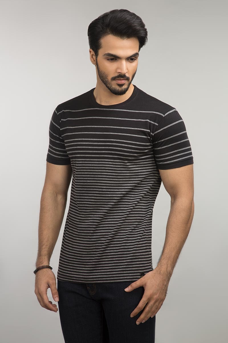 Black Fashion Tee YD-URB-TEE-D02-02