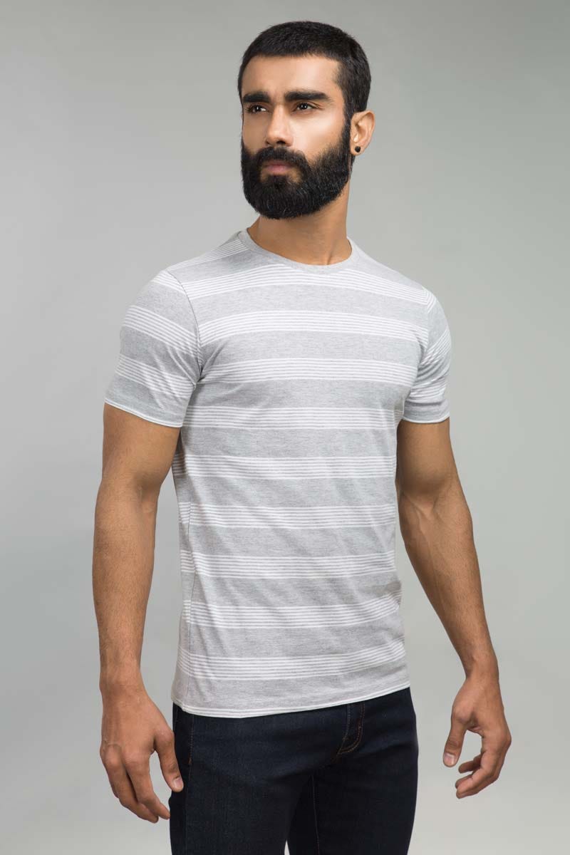 Ash Grey Fashion Tee YD-URB-Tee-D03-02