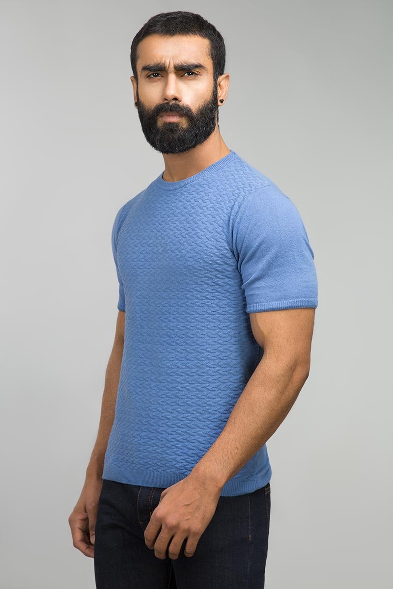 Blue Fashion Tee YD-URB-Tee-D05-01