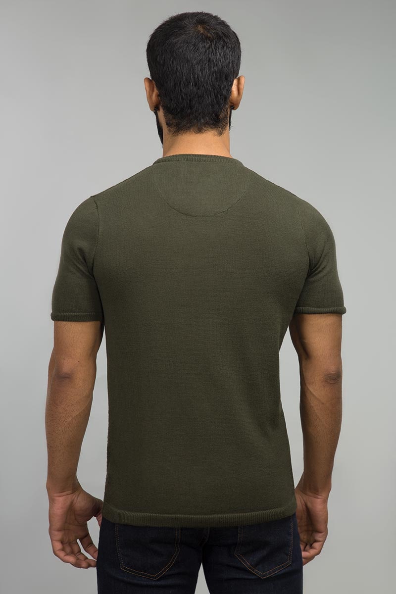 Dark Green Fashion Tee YD-URB-Tee-D05-04