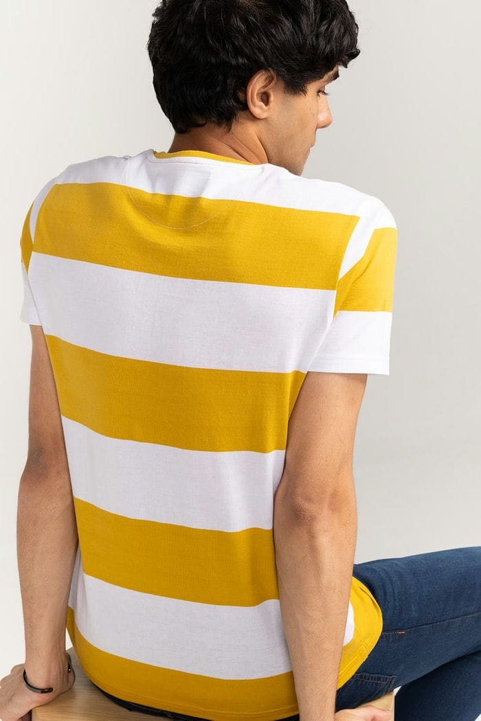 Yellow-White Urban T-Shirt YD-URB-TEE-D17-02