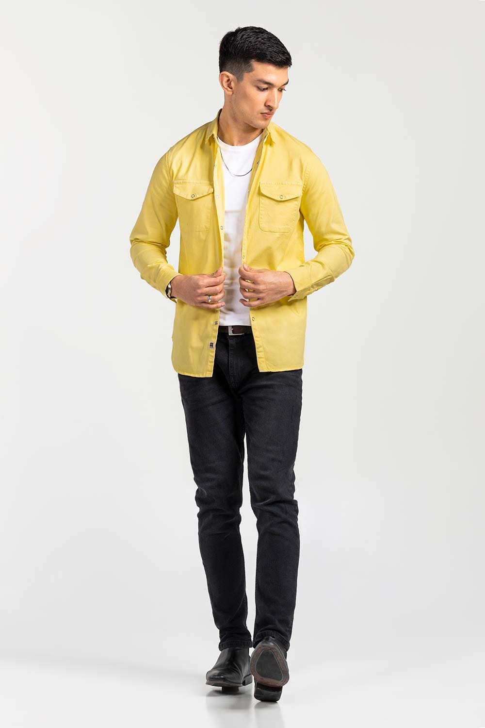Yellow Casual Shirt M-GD-S-003 CS
