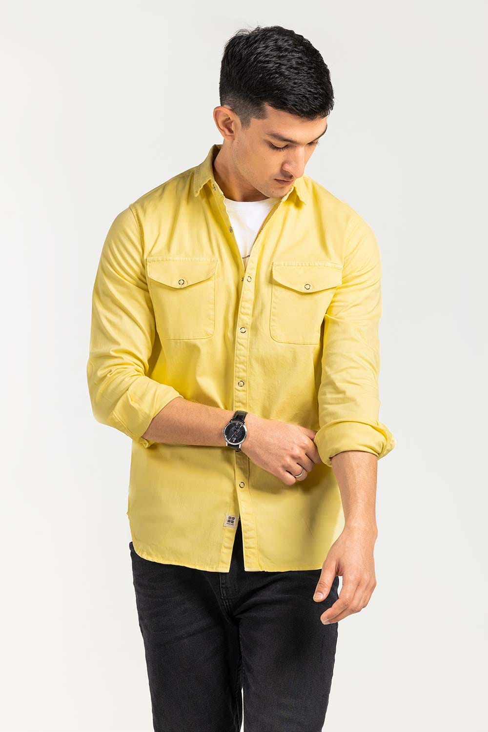 Yellow Casual Shirt M-GD-S-003 CS
