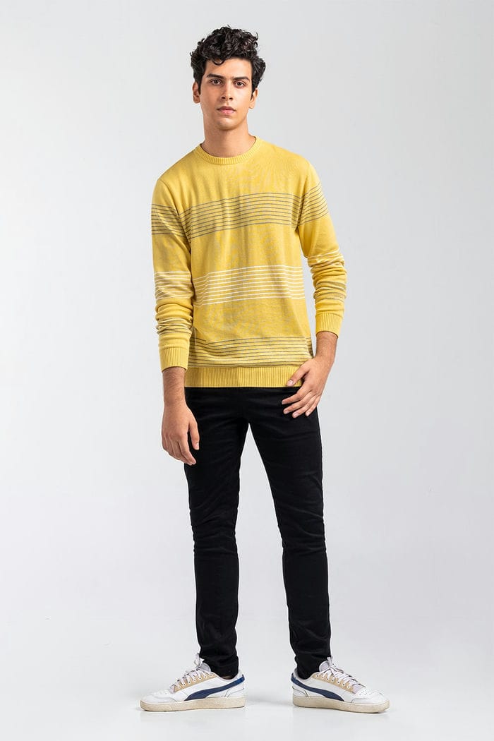 Yellow Fashion Sweater FS-SWT-FD-363-01
