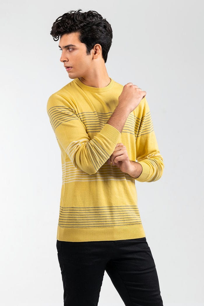 Yellow Fashion Sweater FS-SWT-FD-363-01