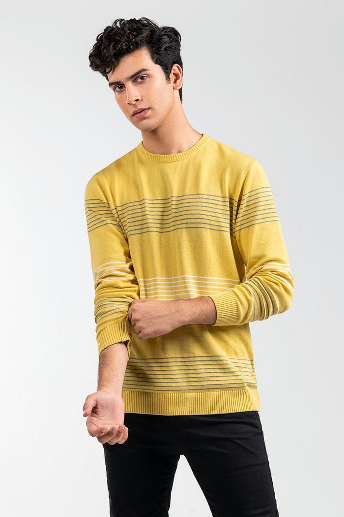 Yellow Fashion Sweater FS-SWT-FD-363-01