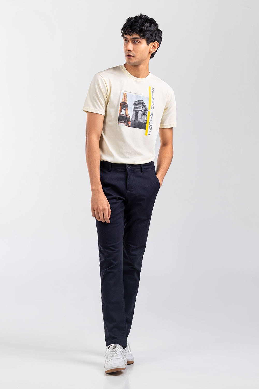 Yellow Fashion T-Shirt JGP-URB-D244-02