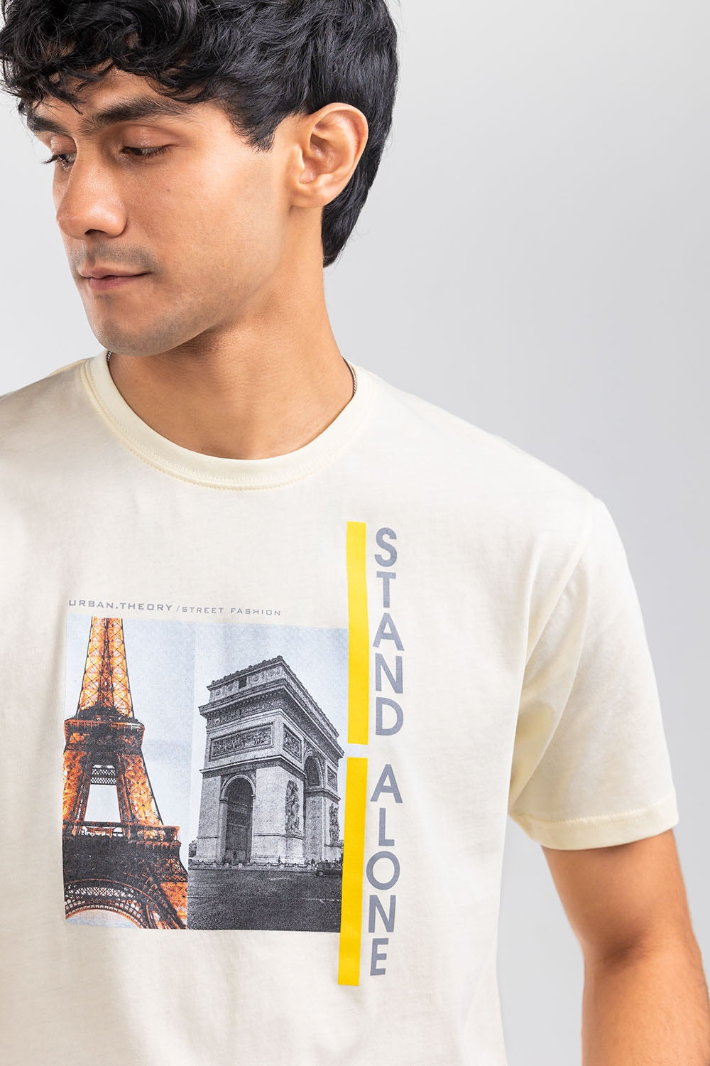 Yellow Fashion T-Shirt JGP-URB-D244-02