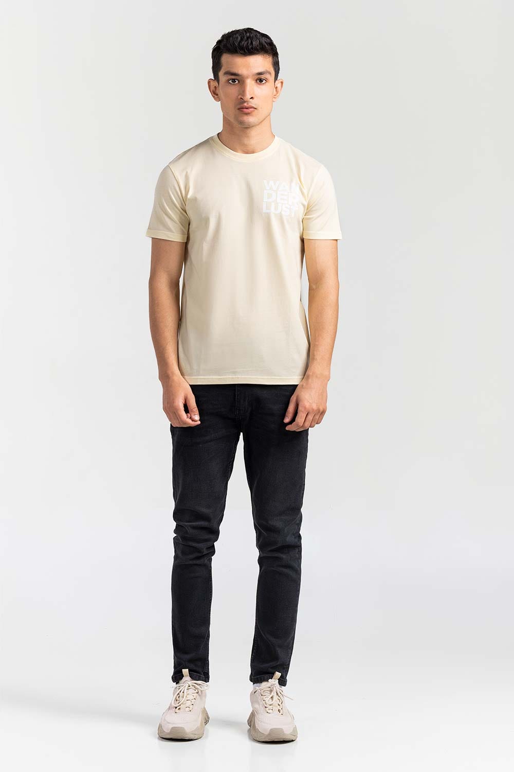 Yellow Fashion T-shirt JGP-URB-D265-02