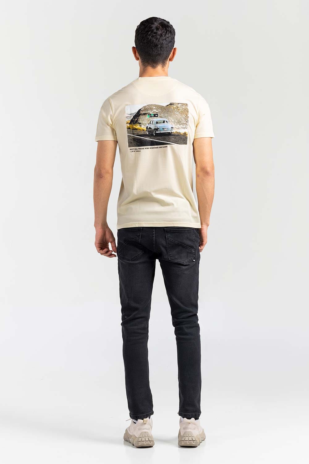 Yellow Fashion T-shirt JGP-URB-D265-02