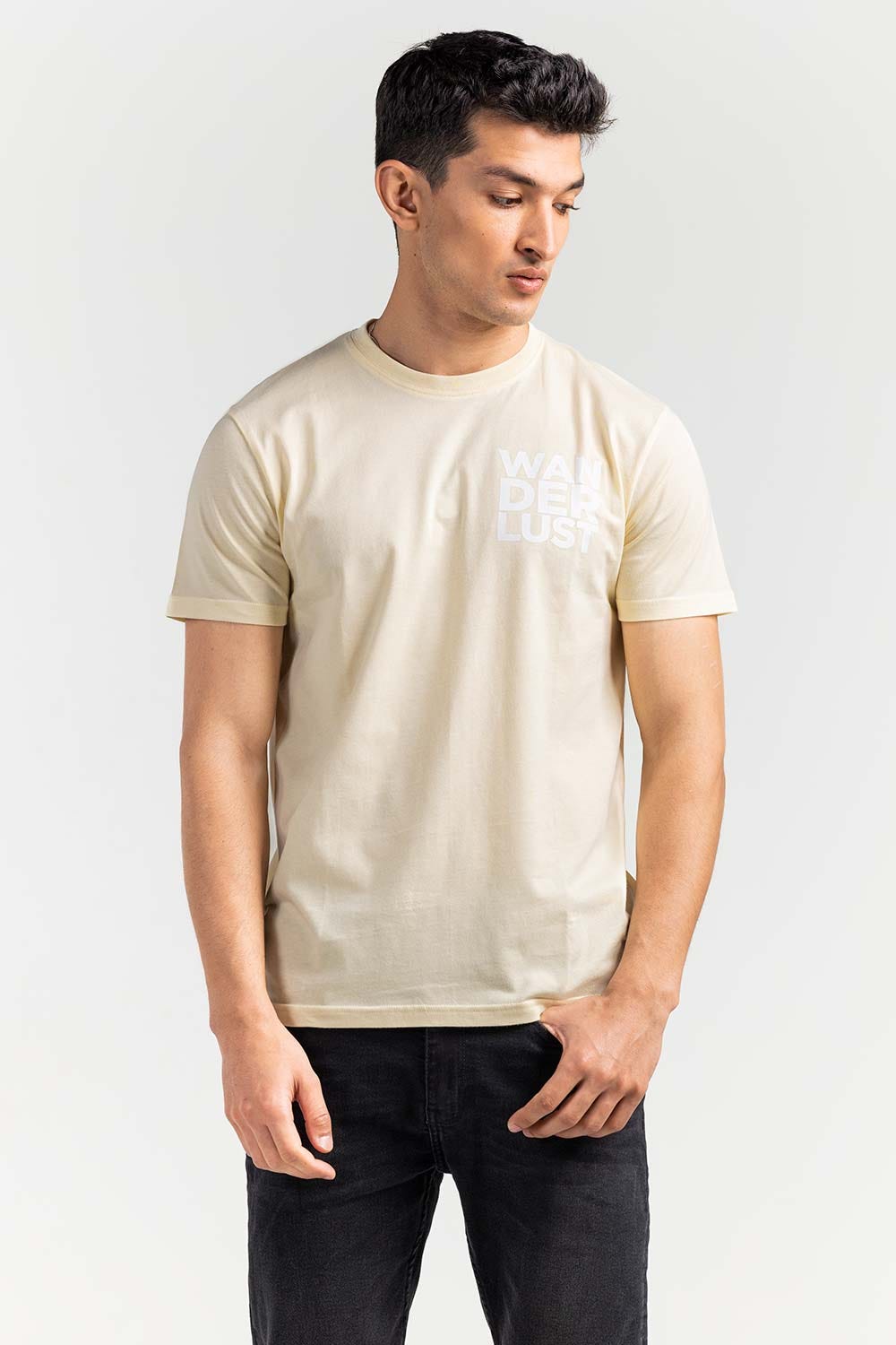 Yellow Fashion T-shirt JGP-URB-D265-02