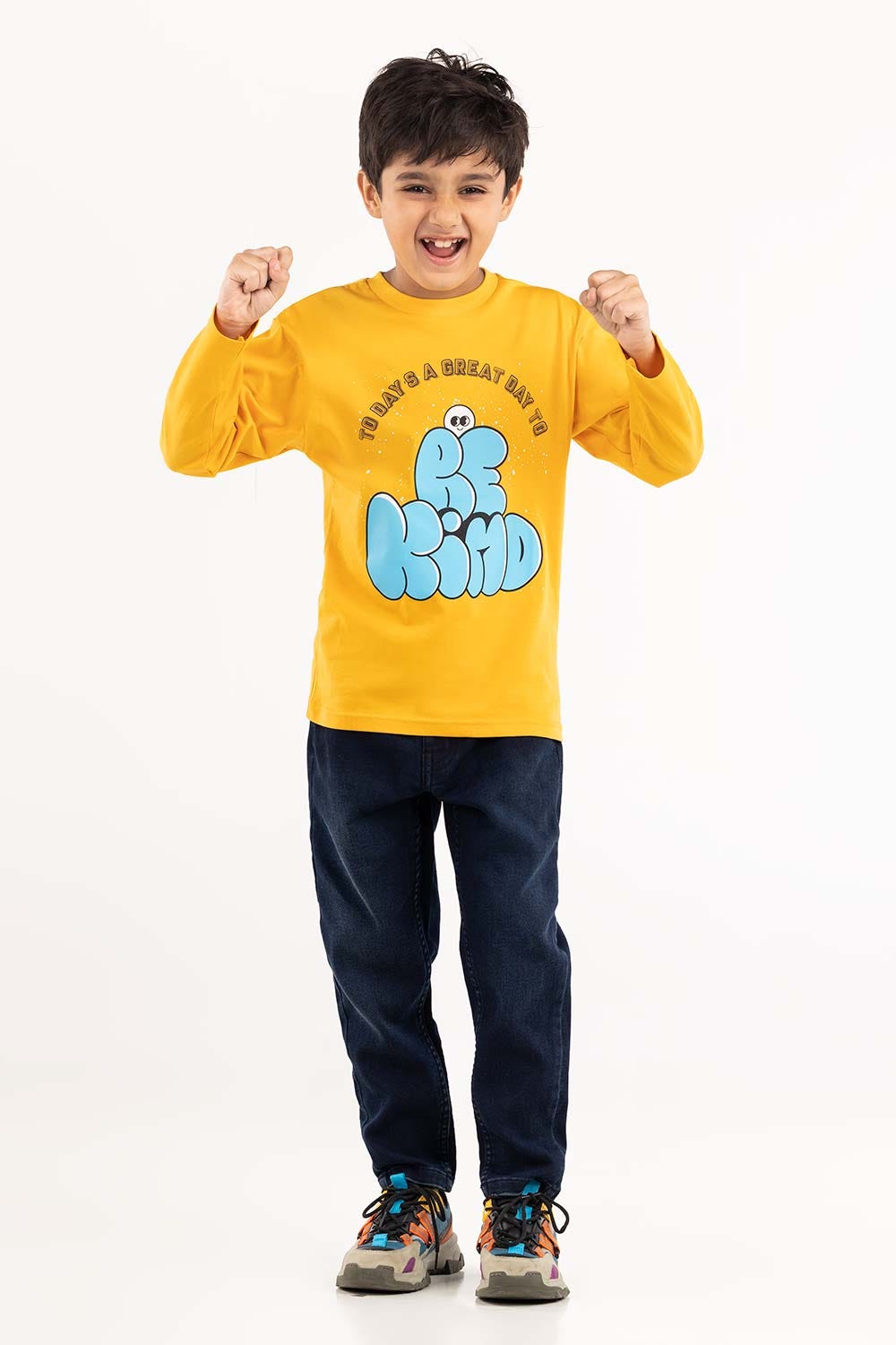 Toddler Boy Yellow T-Shirt 224-513-016